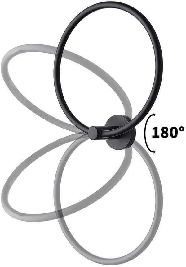 Badeværelseshylde RING 332915A MIST 05 Sort