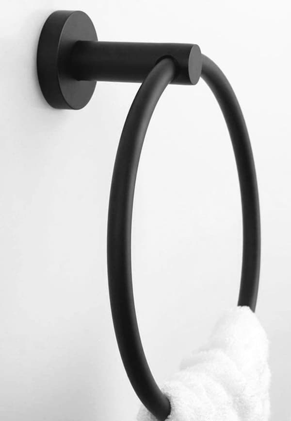 Badeværelseshylde RING 332915A MIST 05 Sort