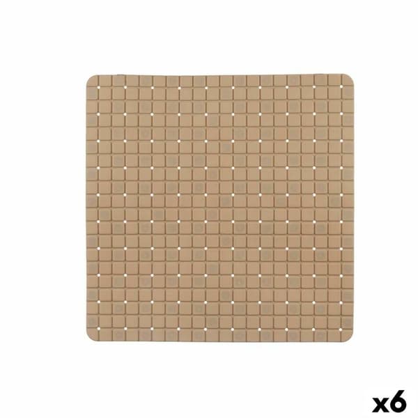 Halkfri duschmatta Berilo BM509S - 316 Beige PVC 50,3 x 50,3 x 0,7 cm Ramar (6 antal)