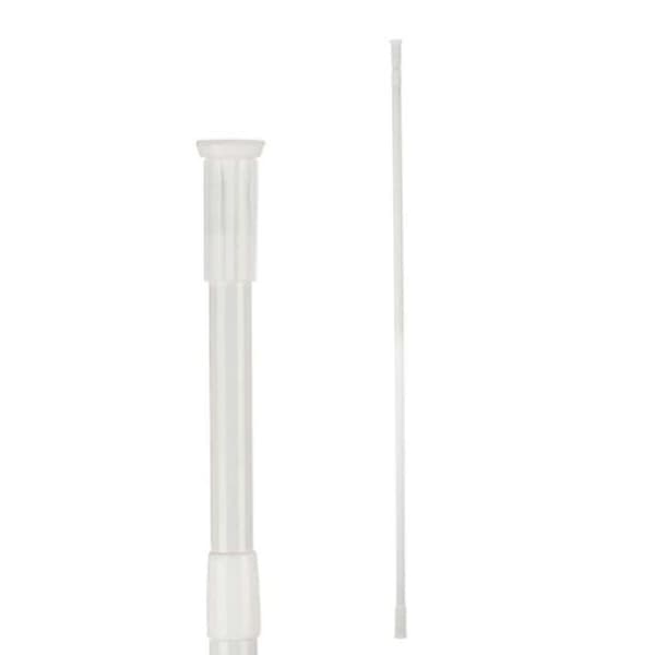 Utdragbar stång Berilo B0638 140-260CM Vit Aluminium 260 x 2,2 x 2,2 cm För dusch (18 antal)