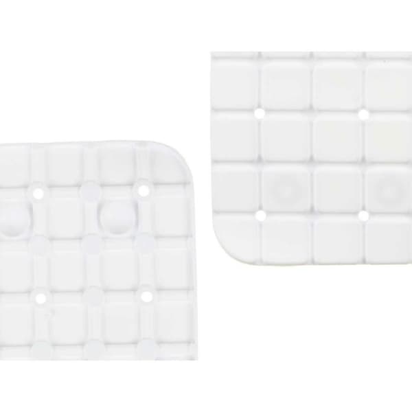 Sklisikker dusjmatte Berilo BM509 - 310 Hvit PVC 67,7 x 38,5 x 0,7 cm Rammer (6 enheter)