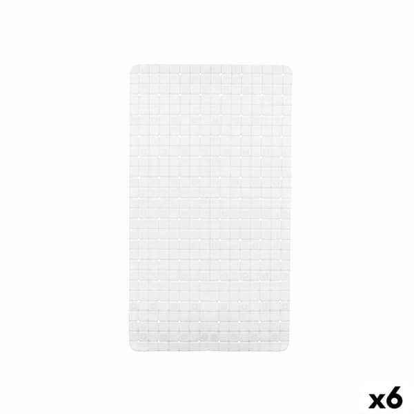 Sklisikker dusjmatte Berilo BM509 - 310 Hvit PVC 67,7 x 38,5 x 0,7 cm Rammer (6 enheter)