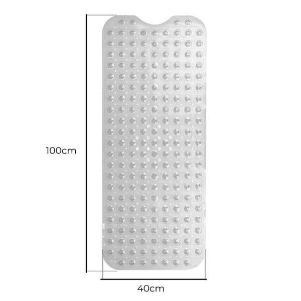 Luistamaton suihkumatto Exma Läpinäkyvä PVC 100 x 40 cm