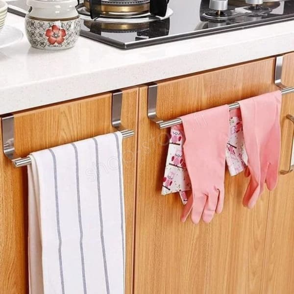 Porte-Torchons och Servietter - SHOP-STORY - TOWLDER - Kromat stål - Justerbar 25 till 40 cm - Modern design