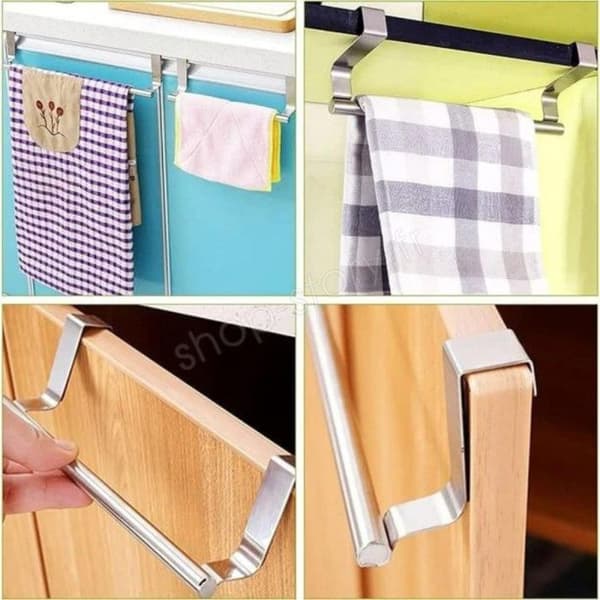Porte-Torchons och Servietter - SHOP-STORY - TOWLDER - Kromat stål - Justerbar 25 till 40 cm - Modern design