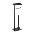 Miniatyrbillede 1 af 2: Toiletpapirholder Versa Lilia Sort 15 x 65 x 20 cm