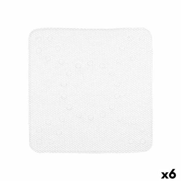 Skridsikker måtte til Brusebad Berilo BM814-5353 - 320 Hvid PVC 53 x 52,5 x 1 cm (6 enheder)