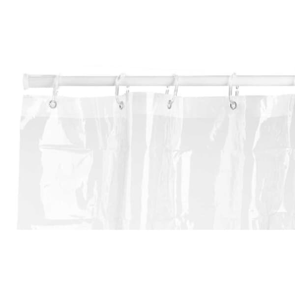 Brusebadsforhæng Berilo 216 Gennemsigtig Plastik PEVA 180 x 180 cm (12 enheder)