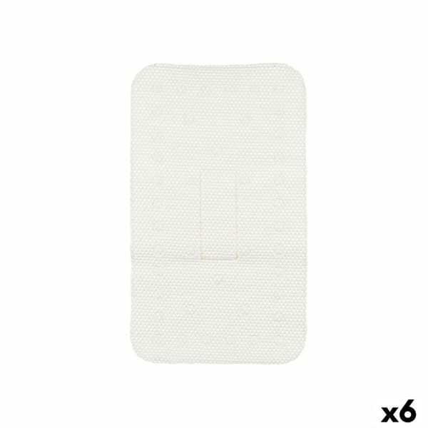 Luistamaton suihkumatto Berilo BM814-4070 - 317 Valkoinen PVC 69,3 x 40 x 1 cm (6 osaa)