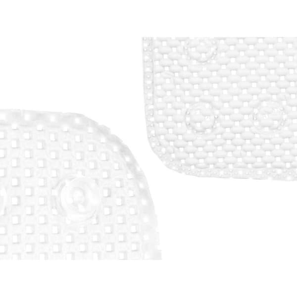 Luistamaton suihkumatto Berilo BM814-5353 - 320 Valkoinen PVC 53 x 52,5 x 1 cm (6 osaa)