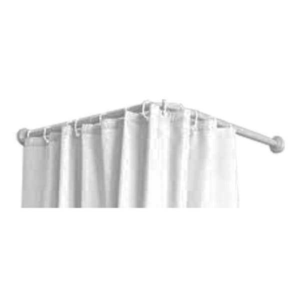 Gardinstång Mirtak Vit polypropen (70 x 100-175 cm)