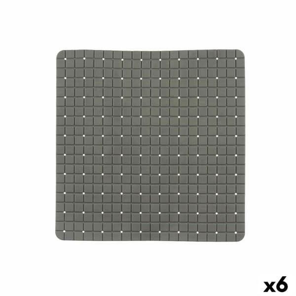 Halkfri duschmatta Berilo BM509S -315 Grå PVC 50,3 x 50,3 x 0,7 cm Ramar (6 antal)