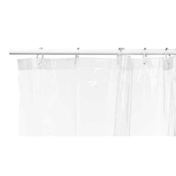 Duschdraperi Berilo SC-MIX-01-TRANSP Transparent Polyetylen EVA 180 x 180 cm (12 antal)