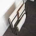 Miniatyrbild 4 av 4: Handduksställ med 4 barer - L70 cm - 70 cm X 14 cm X 81 cm - CaliCosy Black