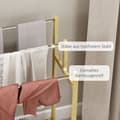 Miniatyrbild 5 av 10: Rootz Bamboo Fristående handdukstork - Handduksställ - Bambu handdukshållare - 3-bars design - Hemorganisatör - 50,5 cm x 31 cm x 90 cm