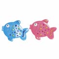 Miniatyrbild 1 av 2: Badrumsmatta DKD Home Decor 13 x 1 x 10,5 cm Blå Rosa Barn PVC Fisk (2 antal)