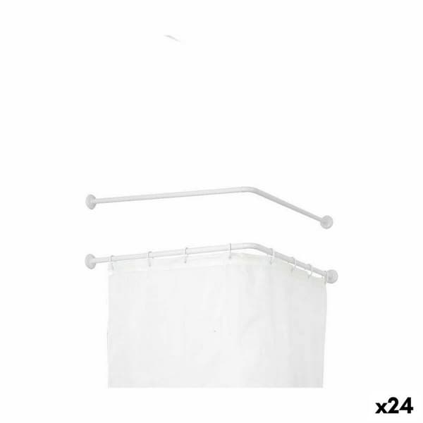 Verhotanko Berilo B0769L Valkoinen Alumiini 80 cm Suihkulle (24 osaa)