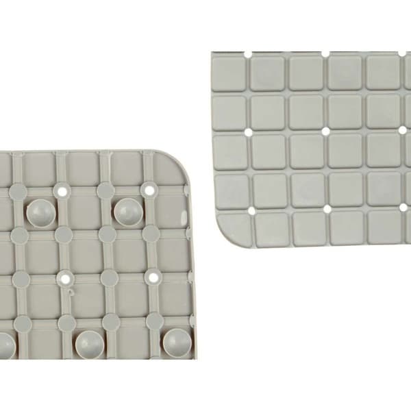 Luistamaton suihkumatto Berilo BM509 - 311 Harmaa PVC 67,7 x 38,5 x 0,7 cm Kehykset (6 osaa)