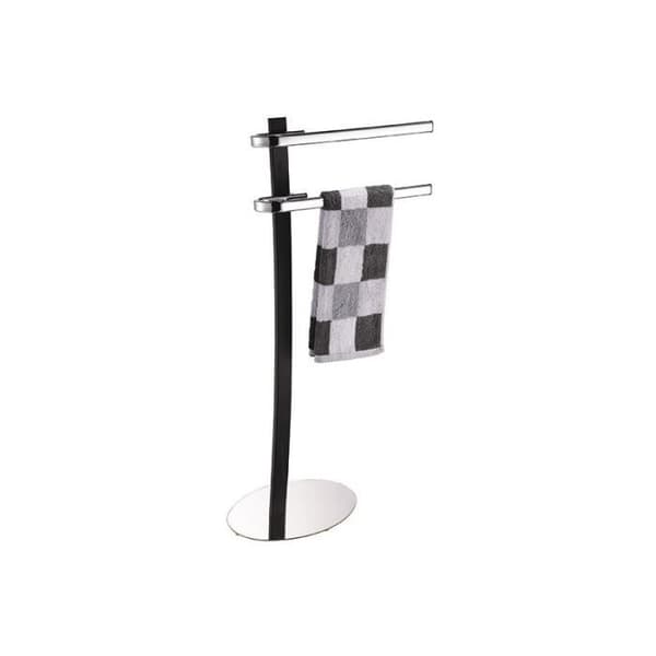 Svart-krom handduksstativ ref. 141515