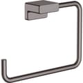 Miniatyrbild 1 av 2: Hansgrohe Addstoris Handduksring Borstad Svart Krom