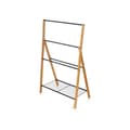 Miniatyrbild 2 av 4: Handdukshängare golvmodell Kipit B7816 Svart Metall Bambu 60 x 90 x 37 cm 4 antal