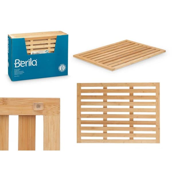 Badrumsmatta Berilo BM632-6245 Naturell Bambu 62 x 2 x 45 cm (12 antal)