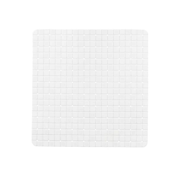 Skridsikker måtte til Brusebad Berilo BM509S - 314 Hvid PVC 50,3 x 50,3 x 0,7 cm Rammer (6 enheder)