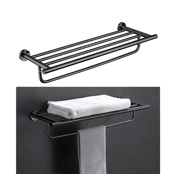 Håndklædeholder, Aluminiumskonstruktion, Pladsbesparende Design,005YB