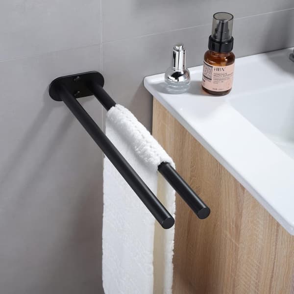 Håndklædeholder Toarmet, 304 rustfrit stål, 40 cm, børstet, korrosionsbestandig