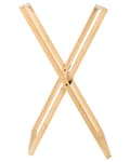 Miniatyrbilde 5 av 7: Håndklestativ Lyst tre Bambus 45 x 80 cm Frittstående Sammenleggbart 2 stenger Håndkleholder Baderom