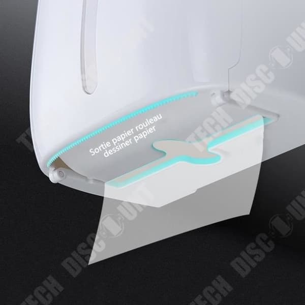 TD® Dubbellåda Tissue Box Stansfri väggmonterad plastförvaringslåda