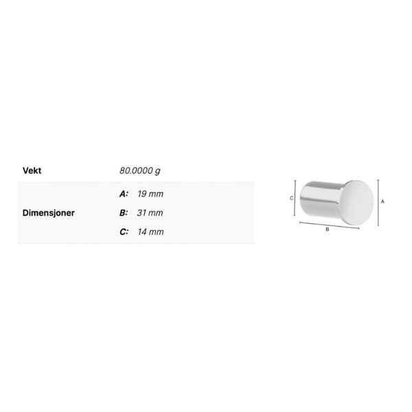 Smedbo Air AK3455 Enkelkrok Par