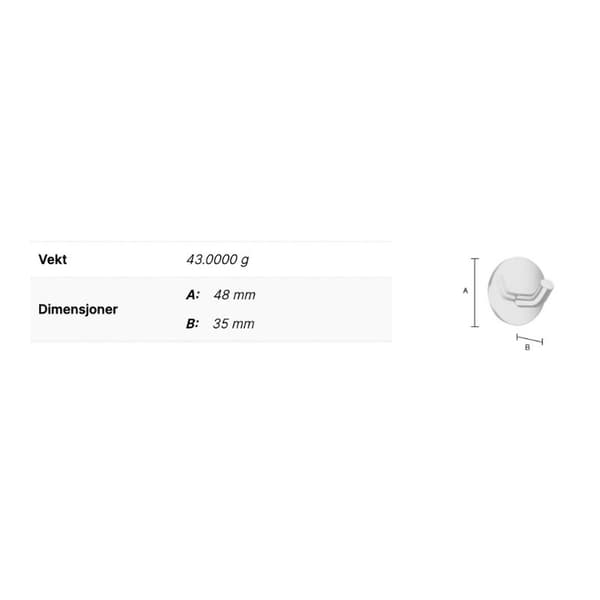 Smedbo Sideline DK2113 Krok til DK2130