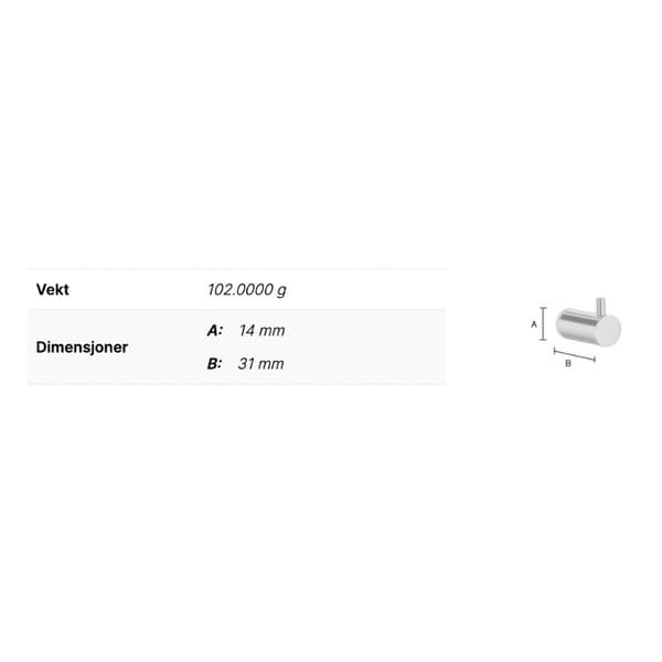 Smedbo Pool ZK3455 Krok Enkel Par