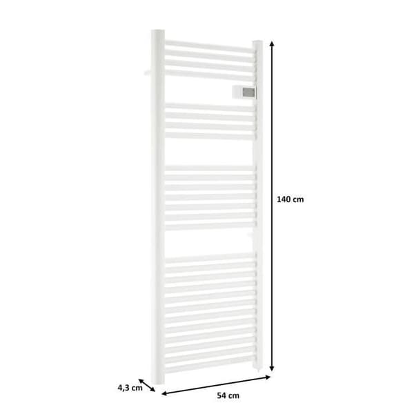 Radiator handduksvärmare OCEANIC utan fläkt - 700W - Matt vit - NF