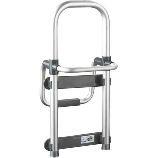 WENKO Secura Badkarshandtag, Badkarssteg, Badkarsåtkomstsystem, Kapacitet 150 kg, Aluminium - Plast, Grå
