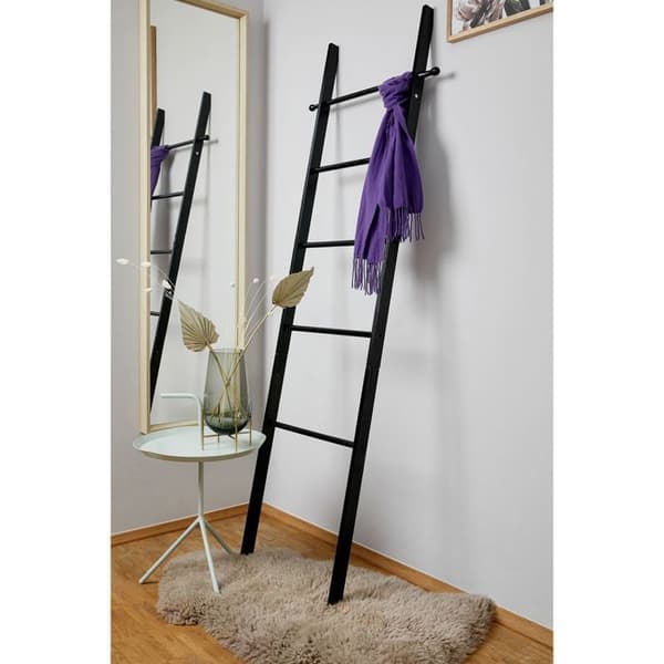 Wenko - Klädhängare design bambu Suri - B. 43 x H. 170 cm - Svart