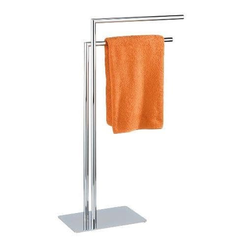 WENKO Handdukshängare, 2 handdukstorkar, Recco, Stål, 48x80,5x20 cm, Krom