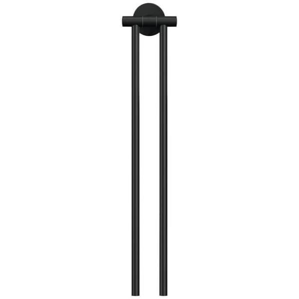 Handdukshängare - tesa - MOON BLACK - Metall - 2 armar - Nutida - Design