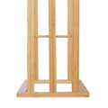 Miniatyrbild 5 av 6: Relaxdays Frittstående handdukshängare 3 armar badrum bambu stativ kavat tjänare HxlxB: 84 x 48 x 26 cm, natur