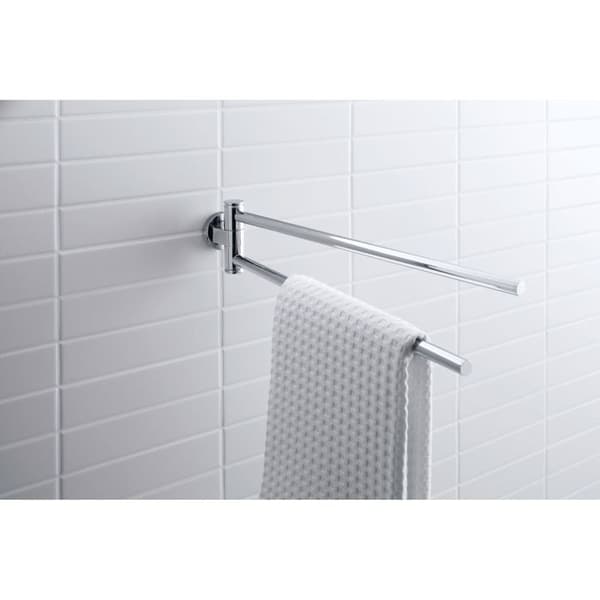 Dubbel D-Code Krom Svängbar handduksställ Duravit 0099221000