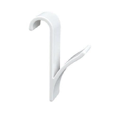 WENKO Handdukstork kylarkrok, vit plast, set om 2