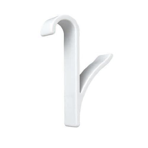 WENKO Handdukstork kylarkrok, vit plast, set om 2