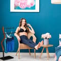 Miniatyrbild 5 av 6: Relaxdays Fristående handduksställ, kökshandduksställ, 2 barer, för disktrasor, trä &amp; metall, svart/brun