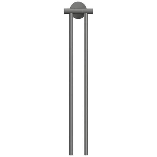 tesa MOON GREY Handdukstork 2 handdukstorkar metalllim