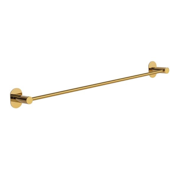 HANDDUKSGÄNGARE vägg självhäftande skruvhållare MIRI 61cm guld