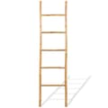 Miniatyrbild 2 av 2: Handduksstege med 5 pinnar bambu 150 cm