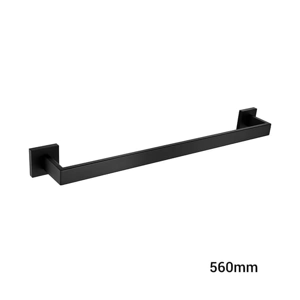 Svart Handdukshängare Set, Hållbar Rostfritt Stål, Modern Design,Sång Handdukshängare