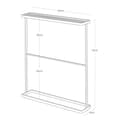 Miniatyrbild 5 av 5: Porte-servett - Yamazaki - Trippel - Stål - Svart - Dimensioner L 65 x H 75 x P 15 cm