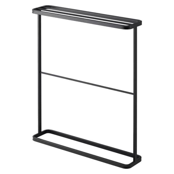 Trippel handduksställ i metall Dimension Produkt: B 65 x H 75 x D 15 cm Svart